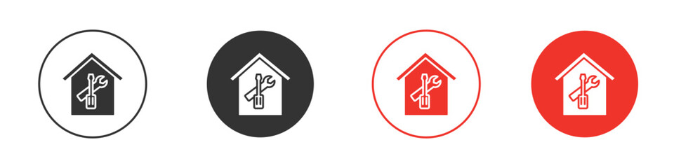 Home repair icon pack. Clipart Vector design