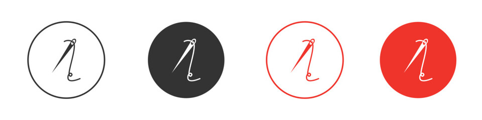 Needle icon pack. Clipart Vector design