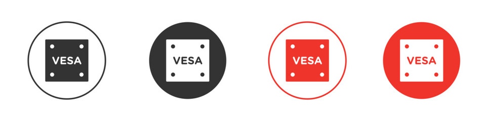 Vesa icon pack. Clipart Vector design