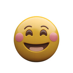 Fototapeta premium Smiling Emoji PNG
