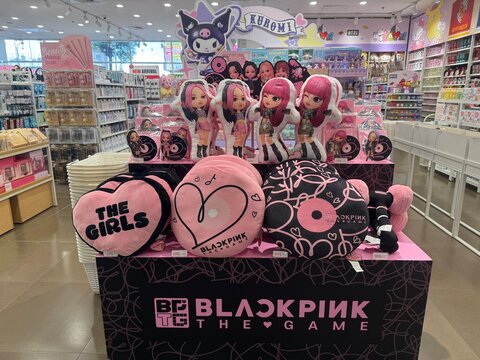May 2025, SM San Jose del Monte, Bulacan, Philippines: BlackPink Miniso Merchandise

