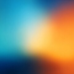 Fototapeta premium Abstract Blue And Orange Gradient Background