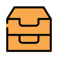File cabinet icon design template