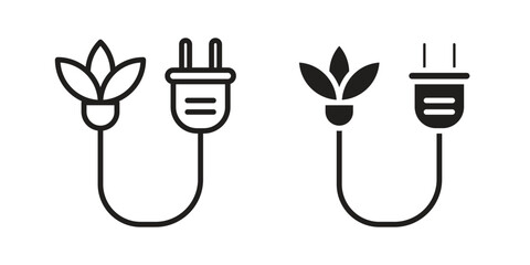 Biomass energy icon vector design, perfect for website ui designs