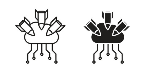 DOS icon vector design, perfect for website ui designs
