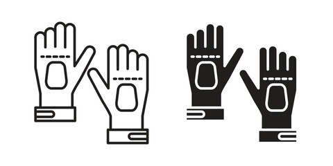 Fitness Gloves icon vector design, perfect for website ui designs
