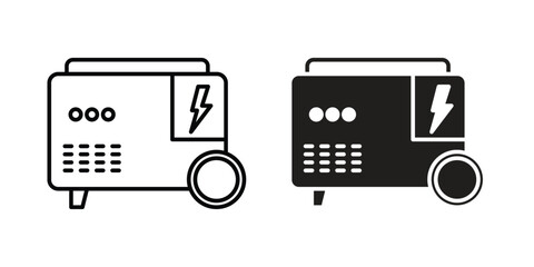 Generator icon vector design, perfect for website ui designs