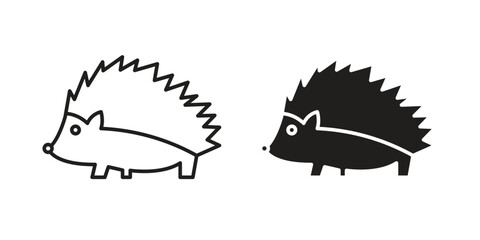 Hedgehog icon vector design, perfect for website ui designs