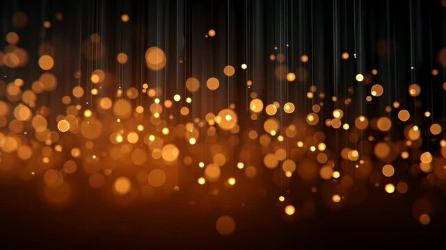 smooth motion of random light particles, shimmering soft-focus dots, ambient glow, subtle sparkle, modern tech atmosphere, loop-ready