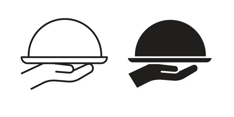 Restaurant Tray icon vector design, perfect for website ui designs