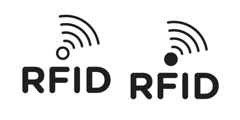 RFID icon vector design, perfect for website ui designs