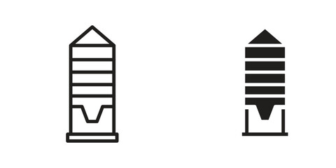 Silo icon vector design, perfect for website ui designs