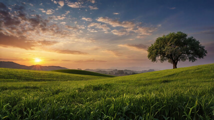natural scenery background, blue sky mountains, beaches, lakes, forests, beautiful waterfalls