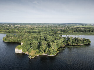 Fort Montgomery can be seen along the shores of Lake Champlain, Rouses Point.