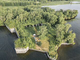 Fort Montgomery can be seen along the shores of Lake Champlain, Rouses Point.