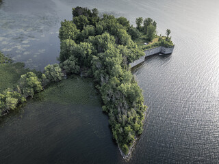 Fort Montgomery can be seen along the shores of Lake Champlain, Rouses Point.