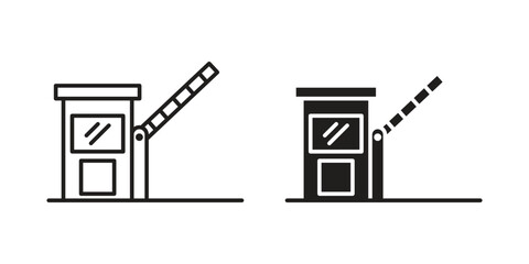 Toll road icon vector design, perfect for website ui designs