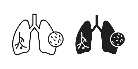 Tuberculosis TB icon vector design, perfect for website ui designs