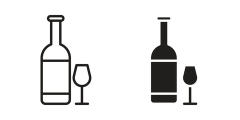 Vodka icon vector design, perfect for website ui designs