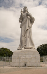 Statue of Jesus in Havana Cuba