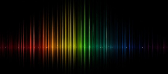 Fototapeta premium Vibrant Rainbow Lines Abstract Background