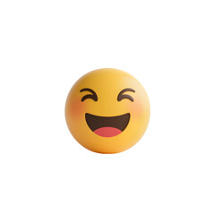 Fototapeta premium Smiling Emoji PNG