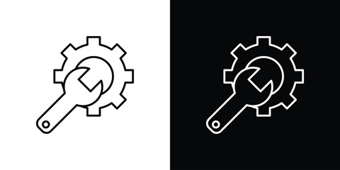 Productivity tools icon illustration symbol or logo collection.