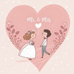 Happy couple card  © Farwah