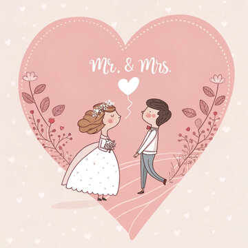 Happy couple card 
