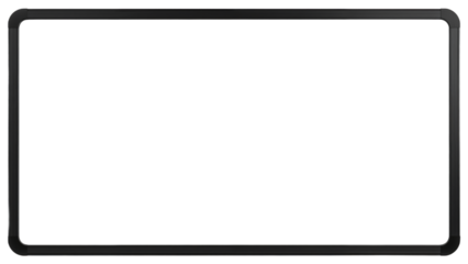 Clean Rectangular Frame Modern Border Template for Visuals and Creative Design