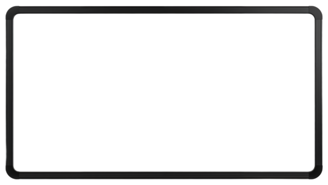 Clean Rectangular Frame Modern Border Template for Visuals and Creative Design
