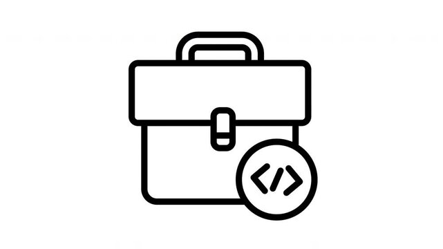 developer jobs icon animation