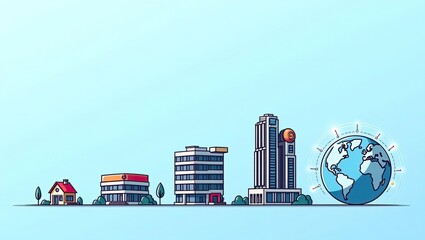 abstract city background