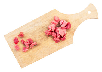 slices of beef on a cutting board