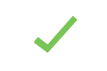3D cartoon green check mark icon set. Speech bubbles and confirmation, PNG