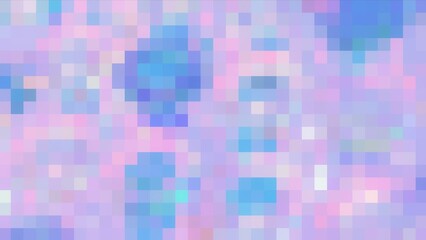 Abstract colorful pastel pixel pattern, perfect for fashion, textile design or digital background. This fun and modern design has a unique and vibrant texture