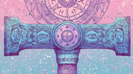 Mystic hammer, pastel colors