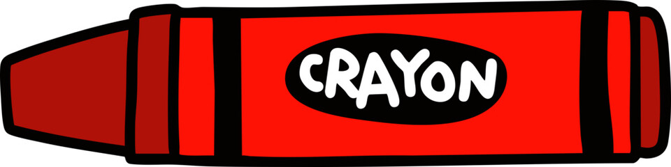 Red crayon