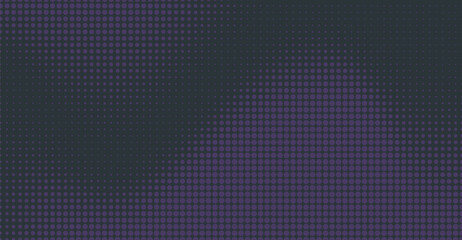 Subtle gradation features a dark background overlaid with dense purple circles, creating a modern, understated design with a hint of digital flair and visual interest