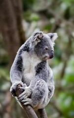 Naklejka premium koala in tree