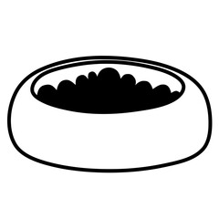 Pet food silhouette