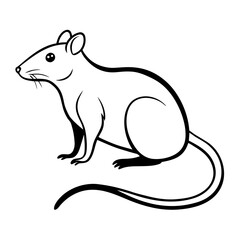 vector illustration of a squirrel