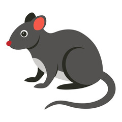 vector illustration of a mouse