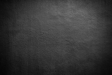 Dark grey or black cement wall on background