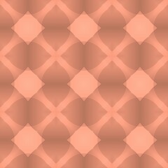 Seamless pink heart pattern for vintage fabric design or retro textile wallpaper