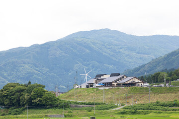 Obraz premium ［岩手県 遠野市］道の駅 遠野 風の丘 