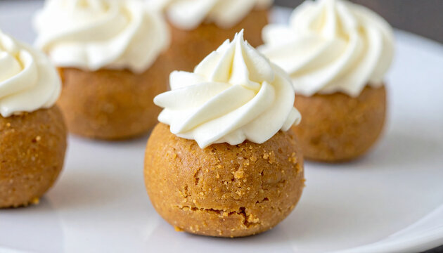 cupcakes with cream - Powered by Adobe