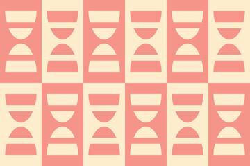 Circle Shapes and Designs Orange Colors Geometric Pattern Abstract Background Geometric Background