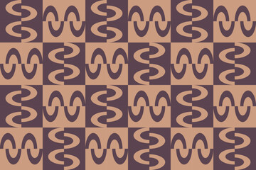 Circle Shapes and Designs Brown Colors Geometric Pattern Abstract Background Geometric Background