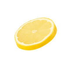 Lemon slices cutout, full depth of field.
